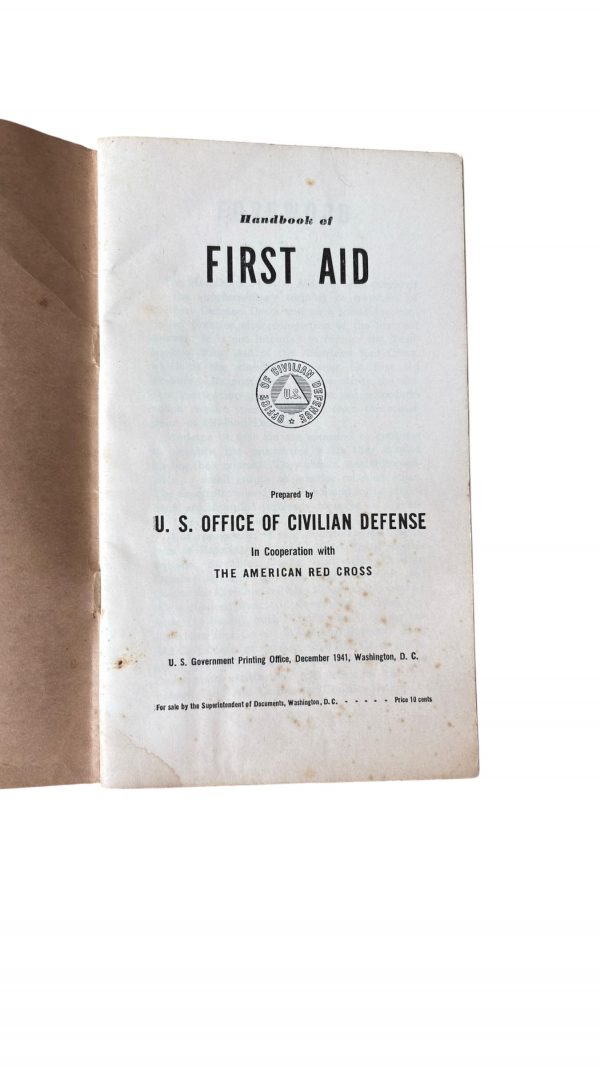 Handbook of First Aid Civilian Defense – Image 2