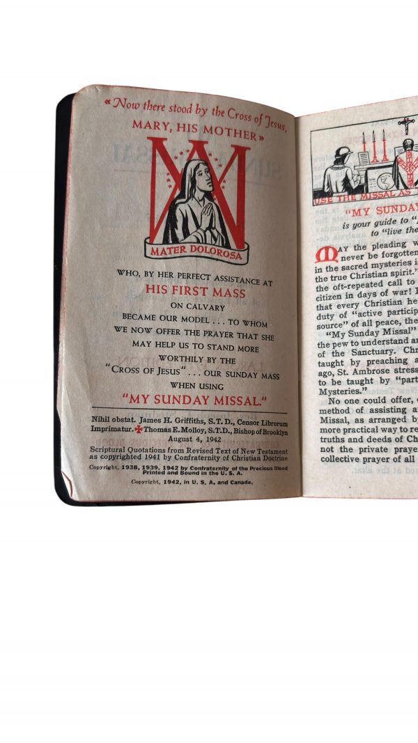 Missel Catholique 1942 – Image 4
