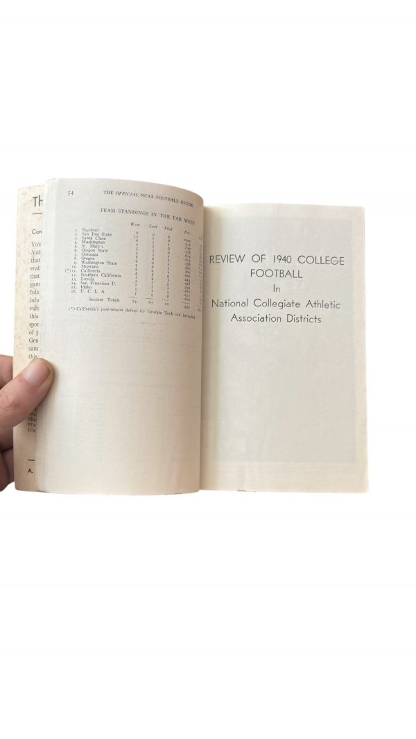Guide officiel de football américain NCAA 1941 – Image 5