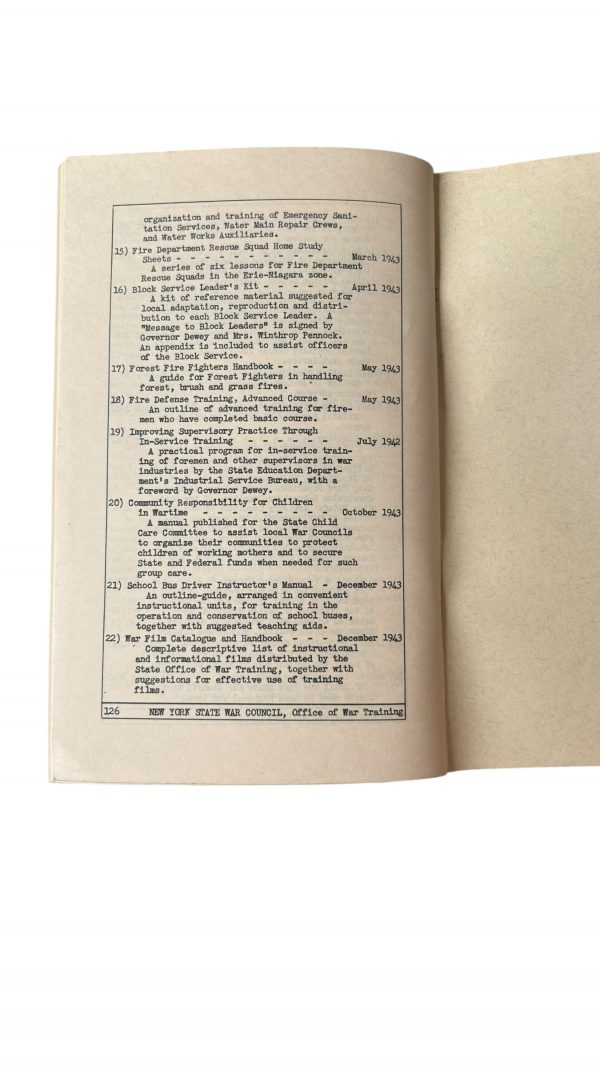 War Film Catalogue and Handbook 1943 Nominatif – Image 5