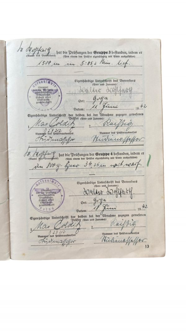 Ensemble Reichssportabzeichen 1942 Hitlerjugend – Image 6