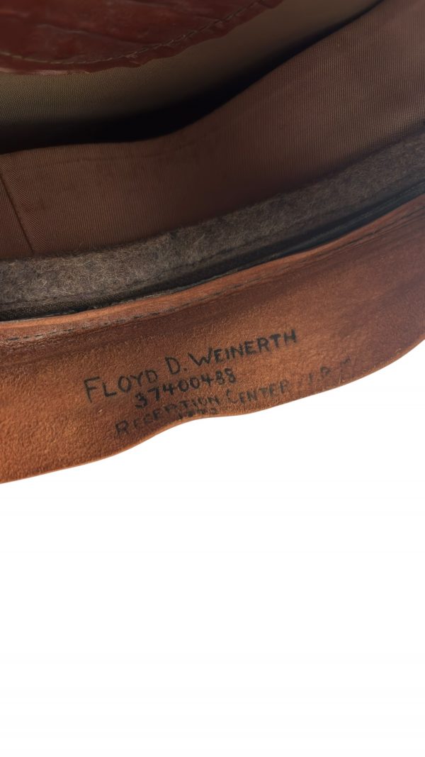 Casquette US Enlisted Men Nominative Floyd D. Weinerth – Image 9