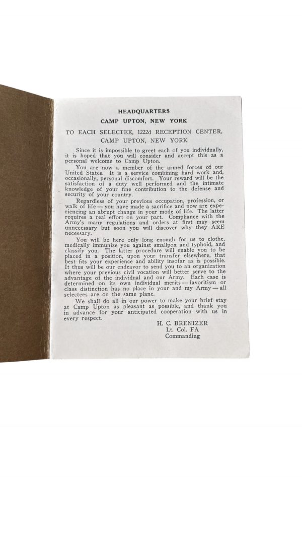 Selectees Handbook 1942 – Image 2