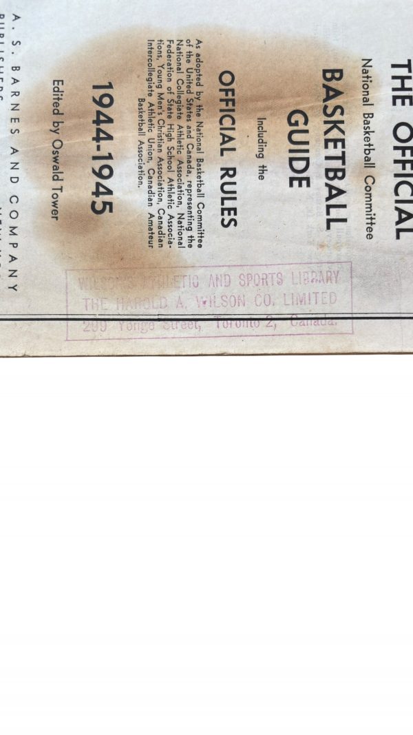 Official Basketball Guide 1944–45 – Image 3
