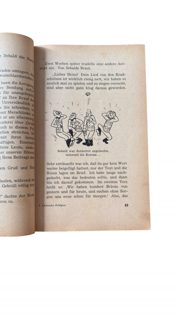 Livre Humoristique Allemand 1941 Lachendes Feldgrau – Image 7