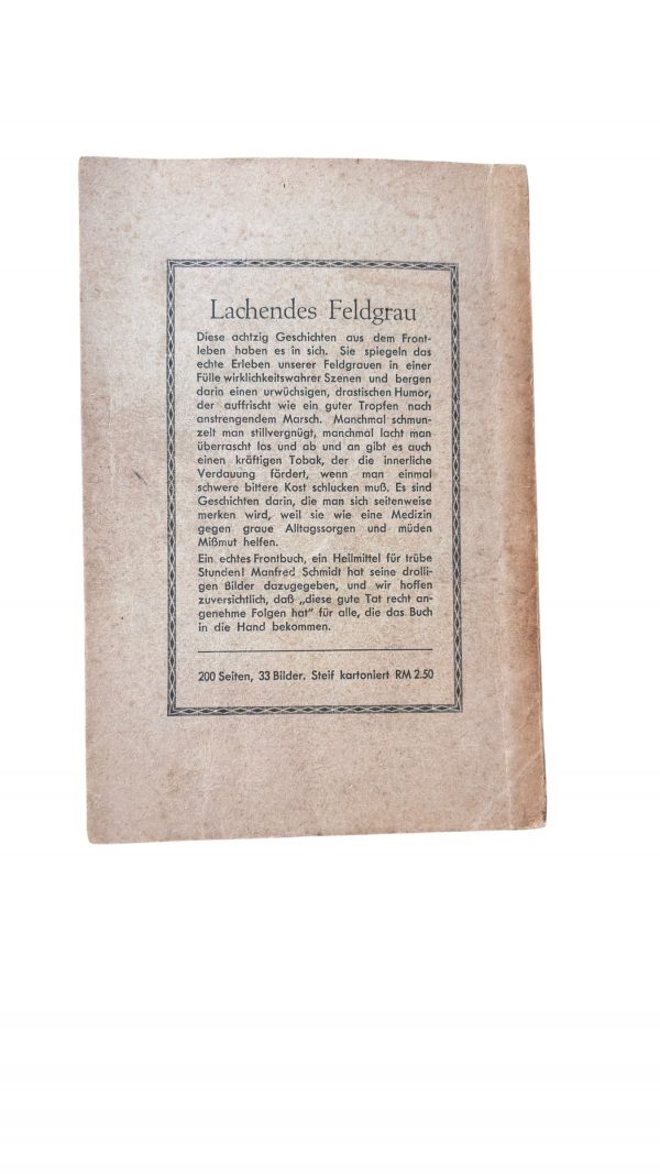 Livre Humoristique Allemand 1941 Lachendes Feldgrau – Image 9