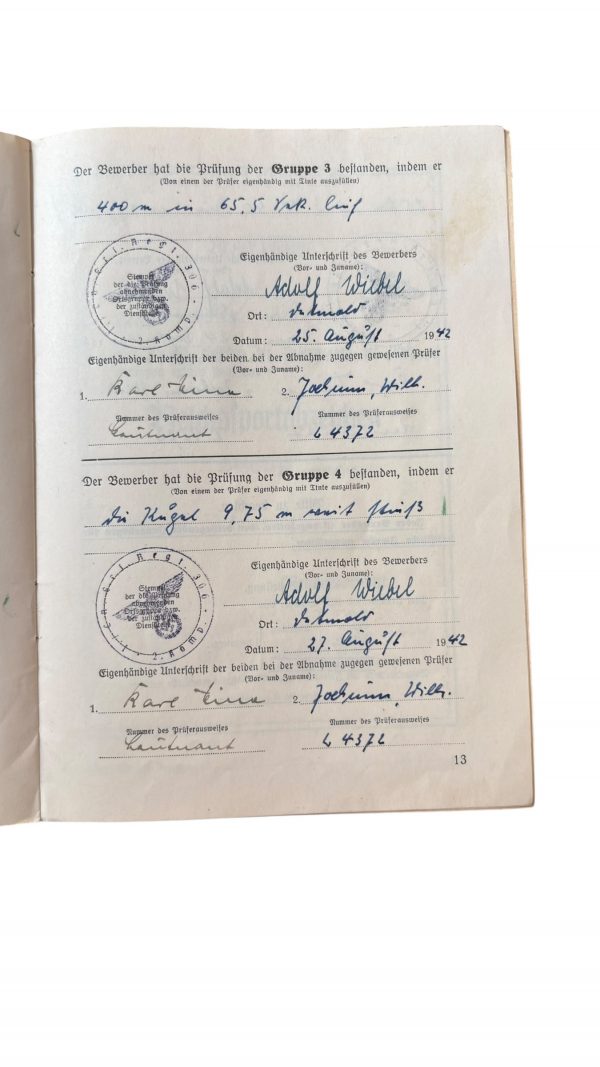 Ensemble Reichssportabzeichen 1942 – Image 10