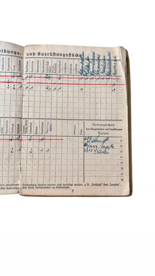 Soldbuch Transmission POW France – Image 8