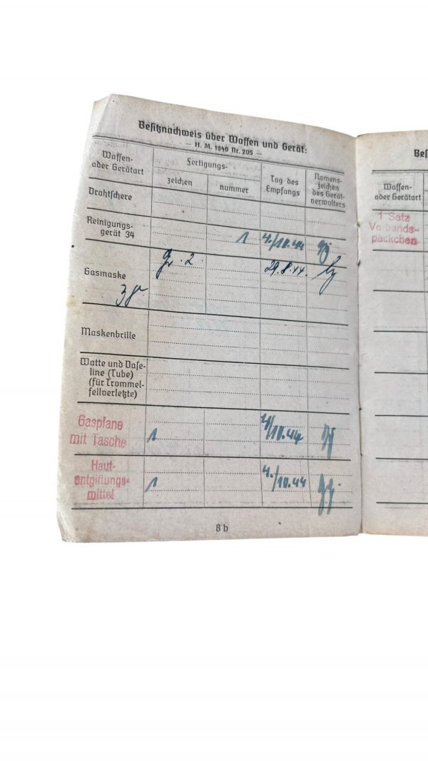 Soldbuch Transmission POW France – Image 10