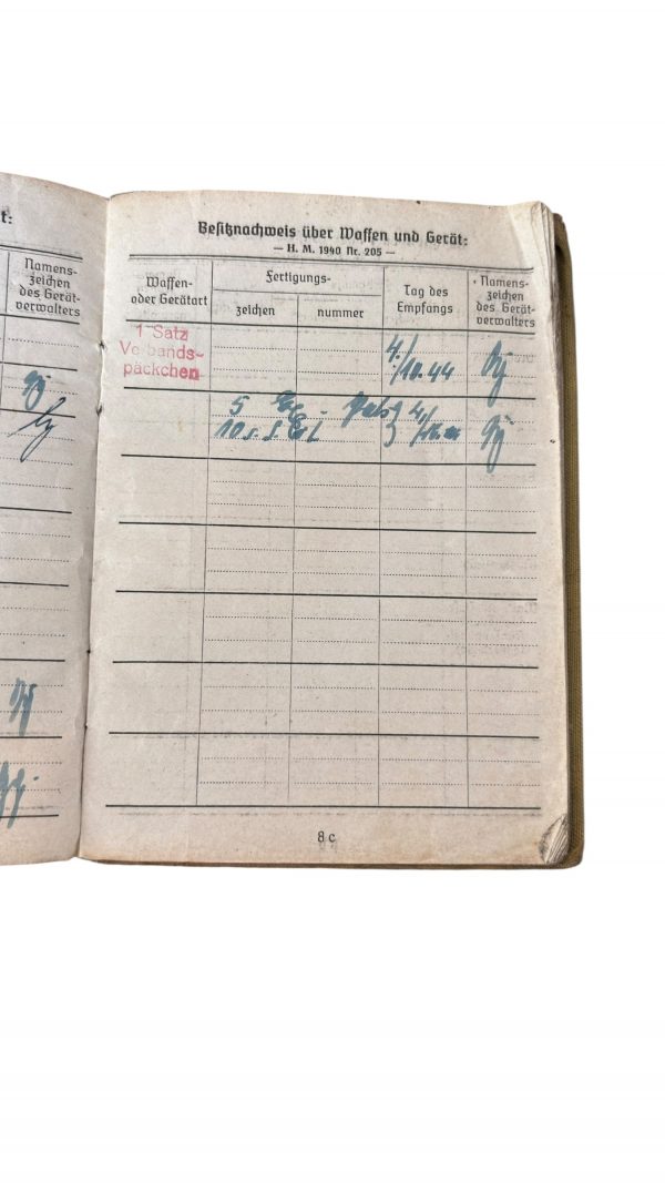Soldbuch Transmission POW France – Image 11