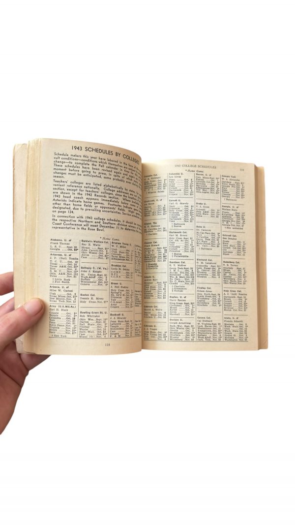 The Official 1943 Football Guide – Image 5