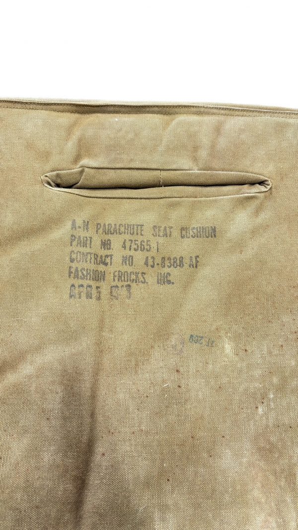 Coussin Fessier Pour Parachute Siège USAAF 1943 – Image 2
