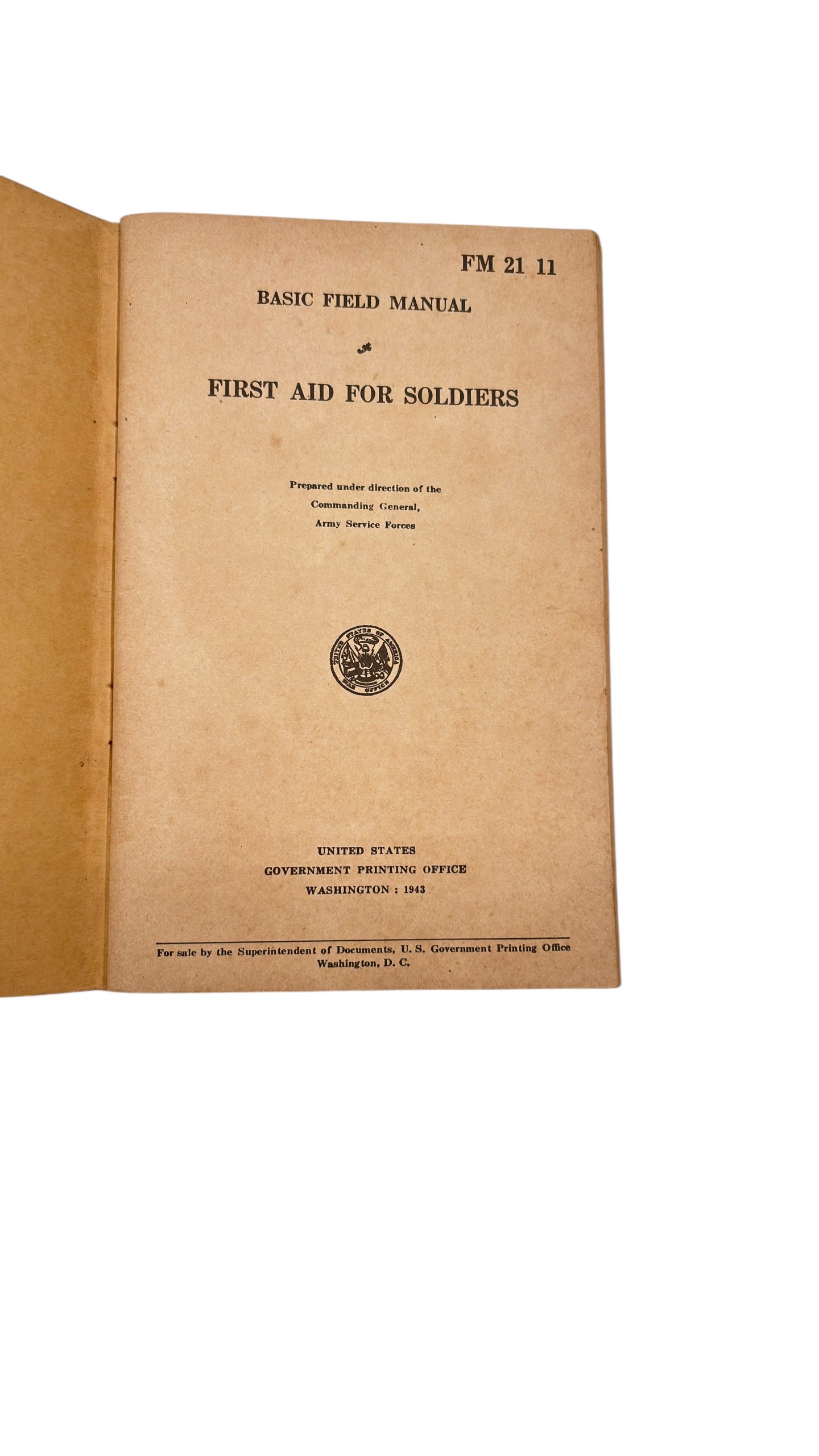 Basic Field Manual First Aid for Soldiers FM 21-11 1943 – Image 2