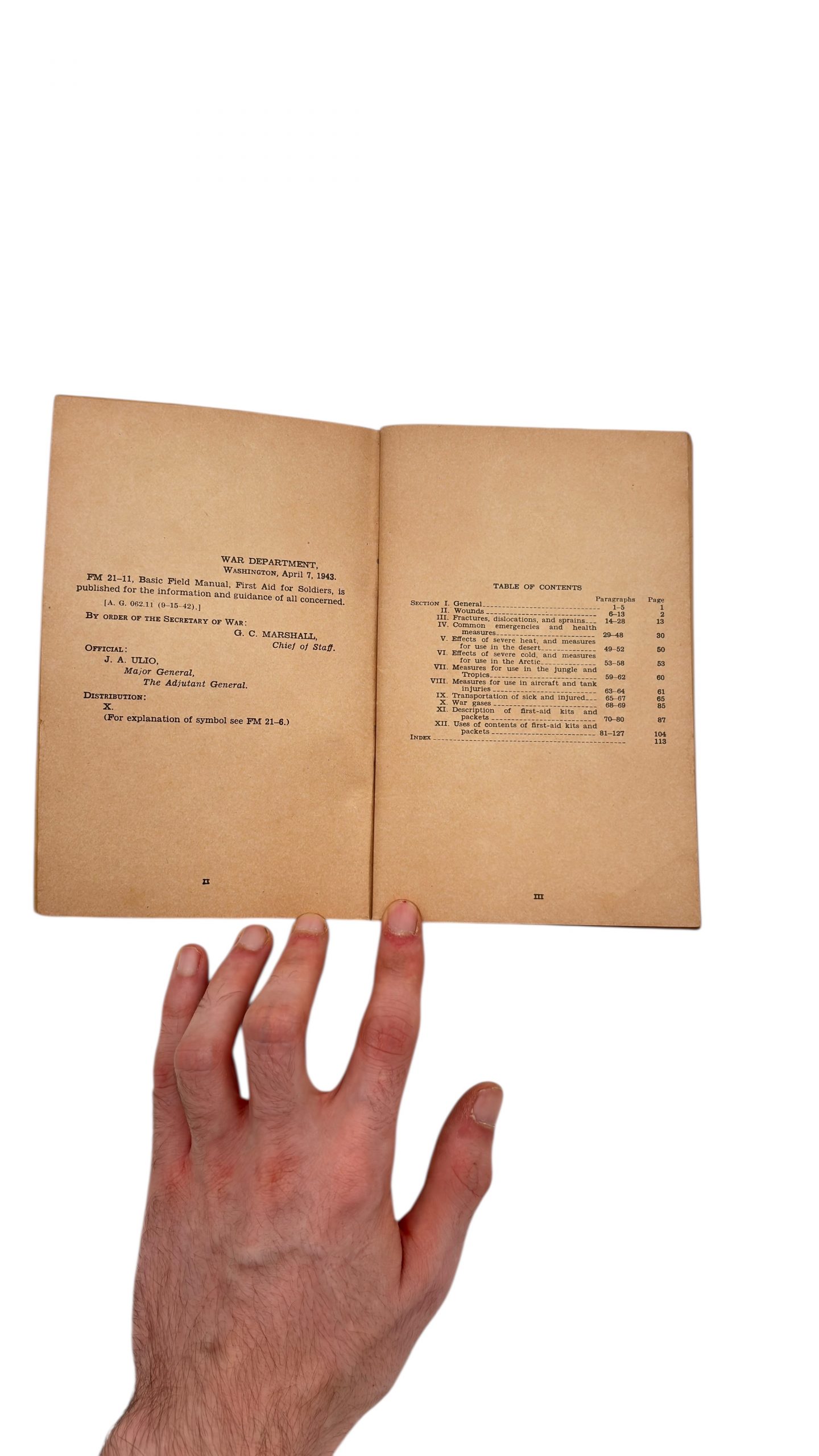 Basic Field Manual First Aid for Soldiers FM 21-11 1943 – Image 4