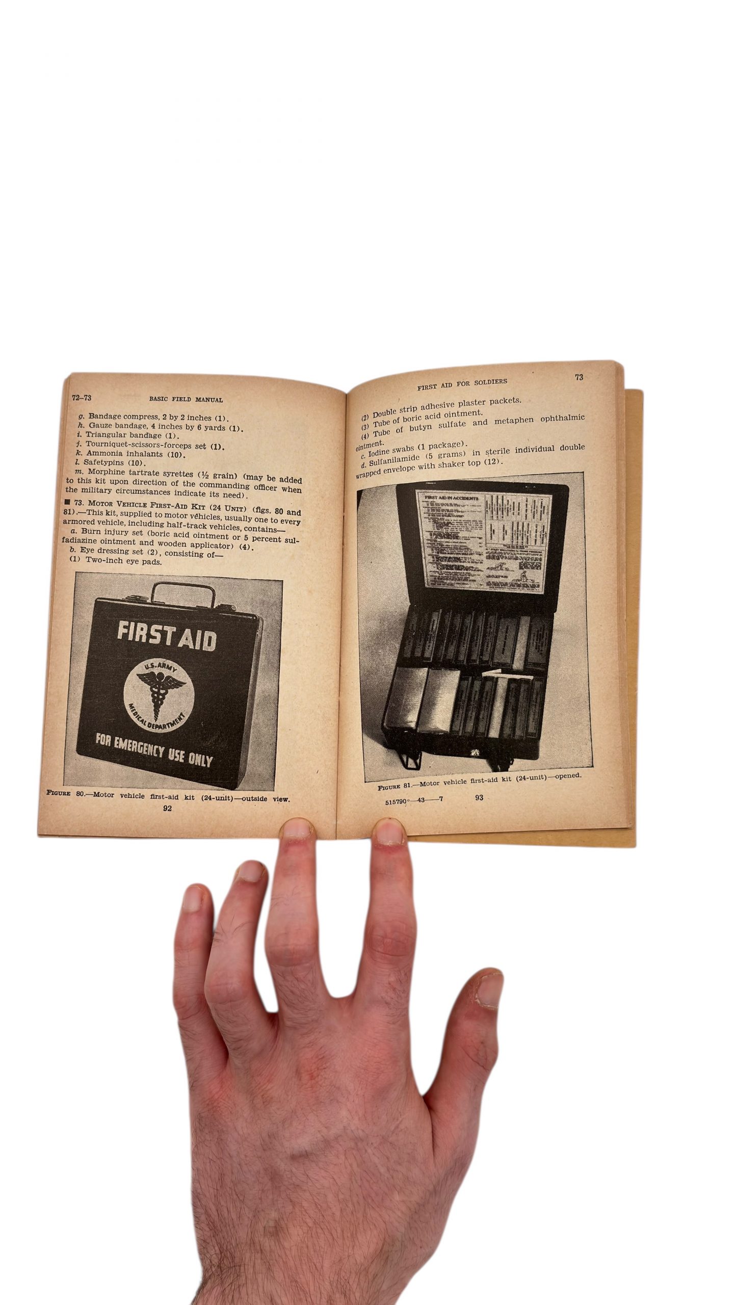 Basic Field Manual First Aid for Soldiers FM 21-11 1943 – Image 3