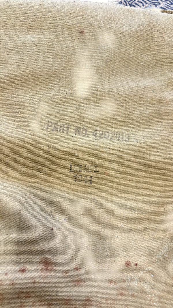 Coussin dorsal pour parachute siège USAAF 1944 – Image 2