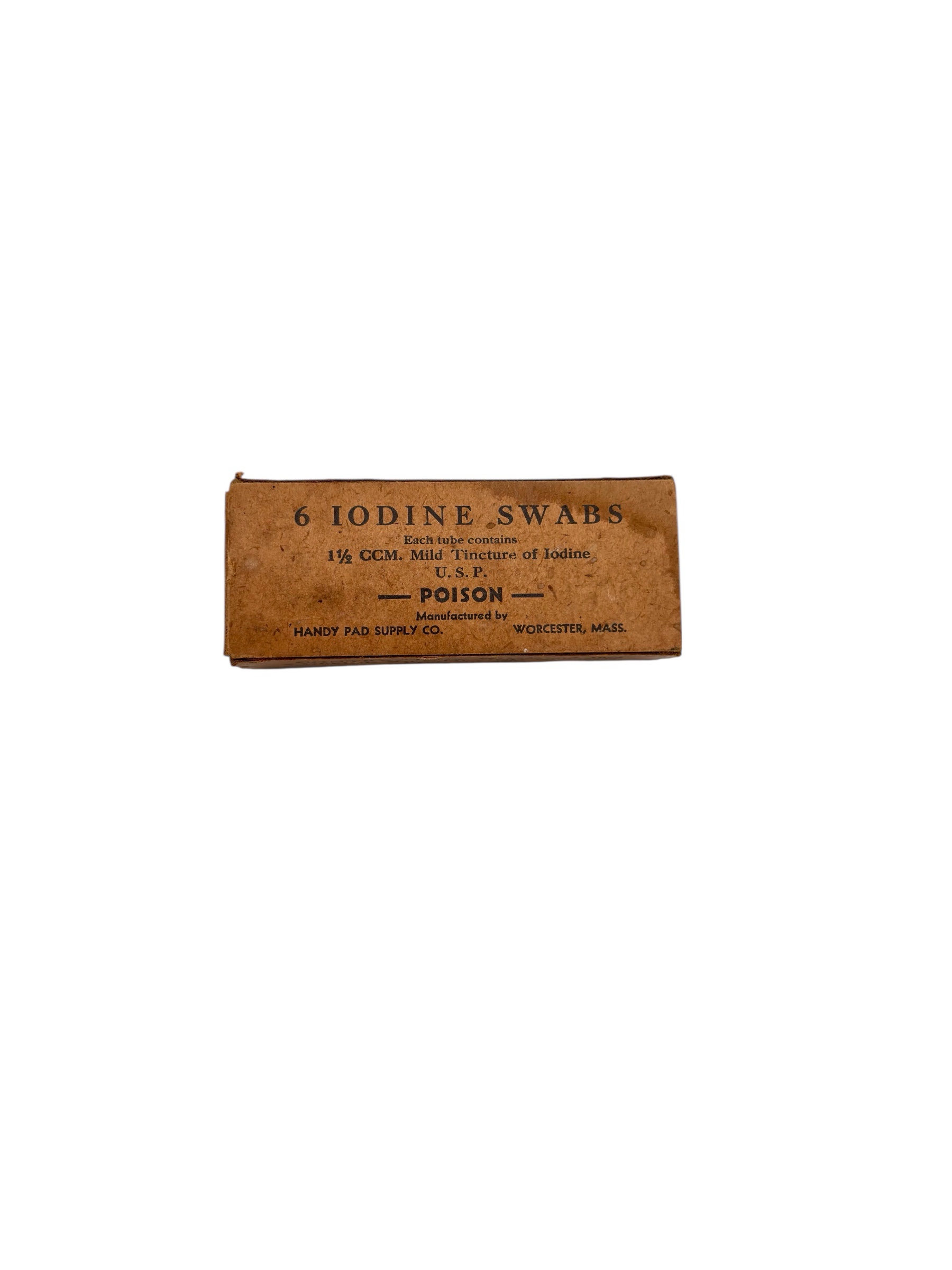 Iodine Swabs 1942