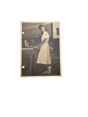 Photo Directrice Red Cross US Long Island Hospital WW2