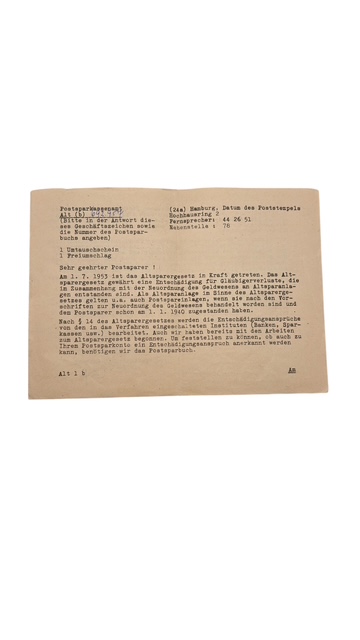 Livret d’Épargne Postal Allemand – Image 23