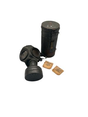 Masque A Gaz Allemand Nominatif 1936 Model Court