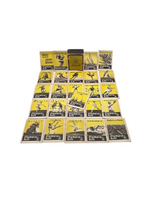 Coffret complet livrets Allemand Jeux Olympiques 1936