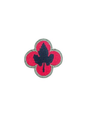 Patch 43e division d'infanterie dos vert