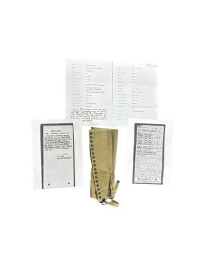 Guêtre US WWII Nominative 91st Armored Field Artillery Battalion