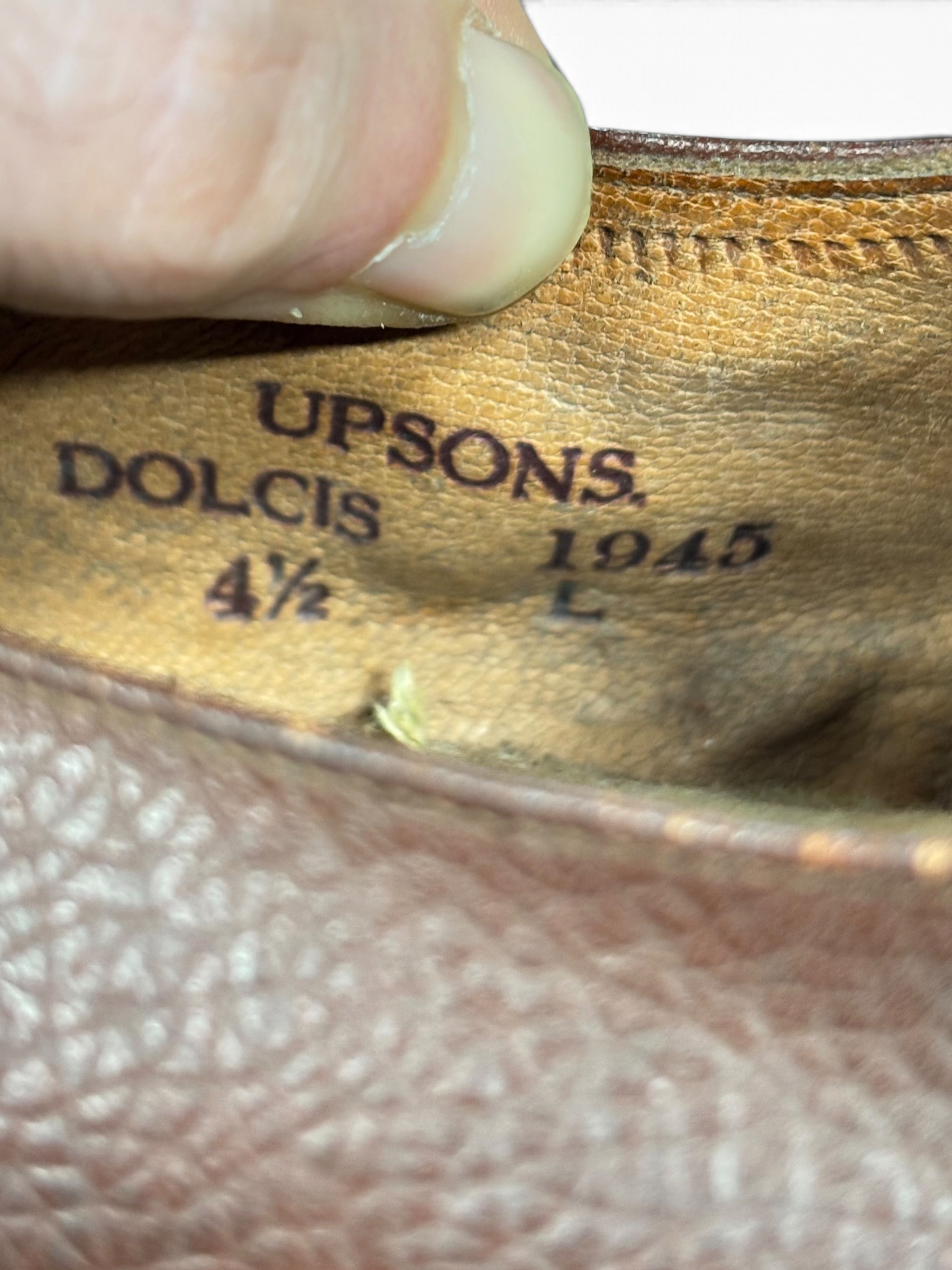 Chaussures US WAC / Nurse British Made 1945 – Image 12