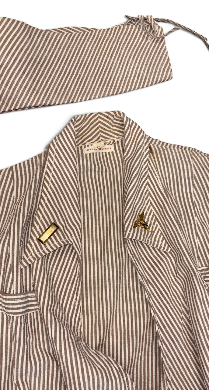 Robe Seersucker Nominative + Coiffe Nurse WWII – Image 5