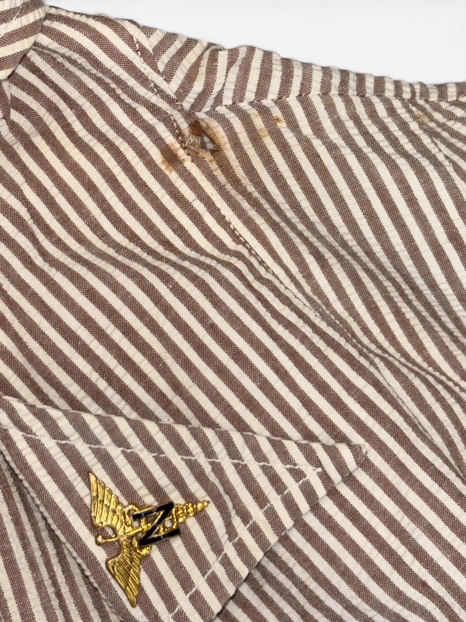 Robe Seersucker Nominative + Coiffe Nurse WWII – Image 8