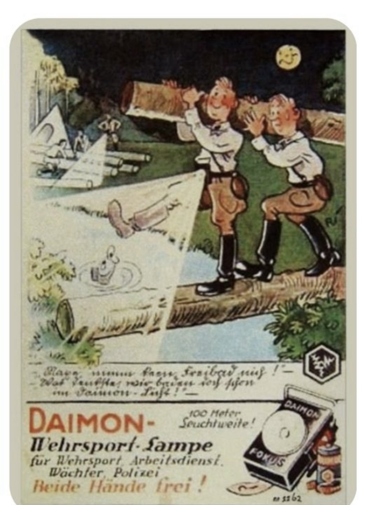 Lampe DAIMON Allemand WWII – Image 7