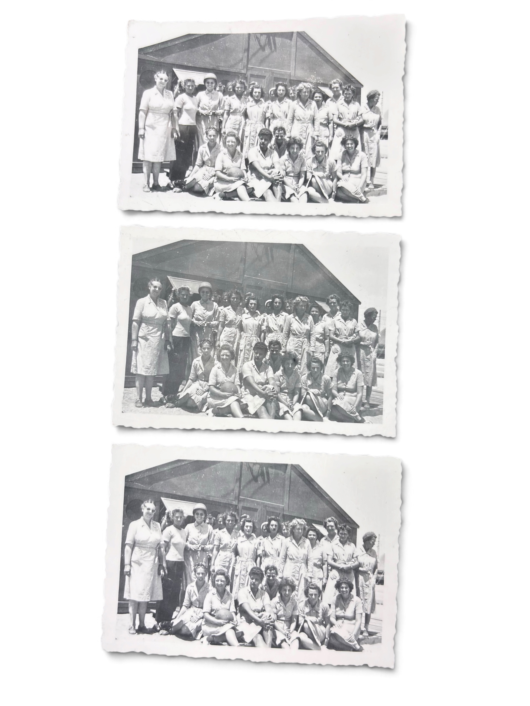 Lot Photo Nurse Camp Militaire WWII – Image 2